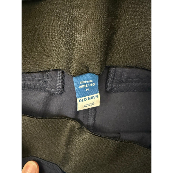 Old Navy High-Waisted Pixie Super Wide-Leg pull-on Pants size M Navy NWT's - Picture 10 of 10